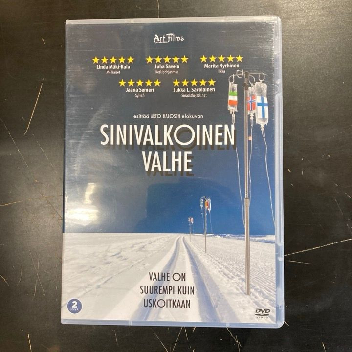 Sinivalkoinen valhe 2DVD (VG-VG+/M-) -dokumentti-